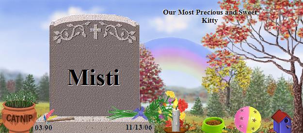 Misti's Rainbow Bridge Pet Loss Memorial Residency Image