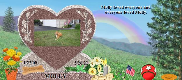 MOLLY's Rainbow Bridge Pet Loss Memorial Residency Image