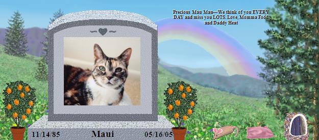 Maui's Rainbow Bridge Pet Loss Memorial Residency Image