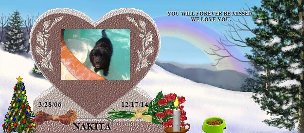 NAKITA's Rainbow Bridge Pet Loss Memorial Residency Image