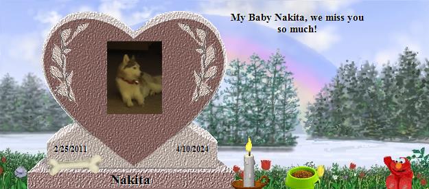 Nakita's Rainbow Bridge Pet Loss Memorial Residency Image