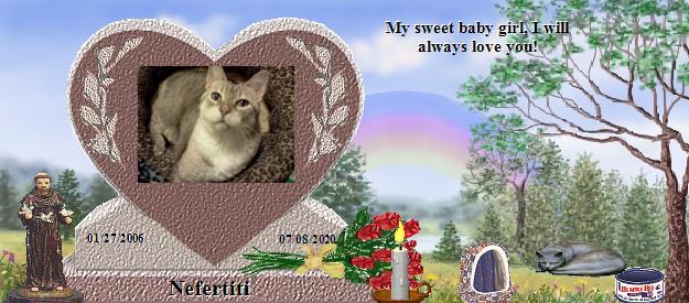 Nefertiti's Rainbow Bridge Pet Loss Memorial Residency Image
