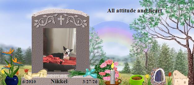 Nikkel's Rainbow Bridge Pet Loss Memorial Residency Image
