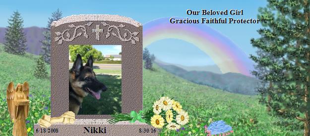 Nikki's Rainbow Bridge Pet Loss Memorial Residency Image