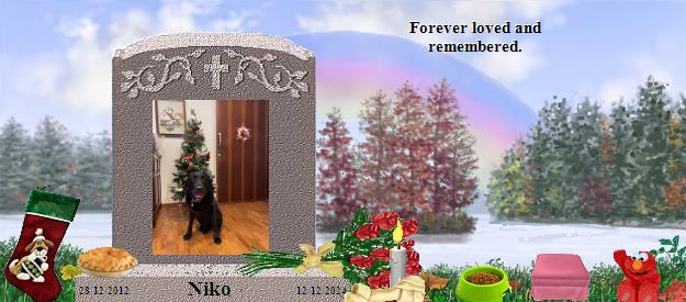 Niko's Rainbow Bridge Pet Loss Memorial Residency Image