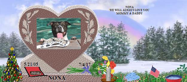 NONA's Rainbow Bridge Pet Loss Memorial Residency Image