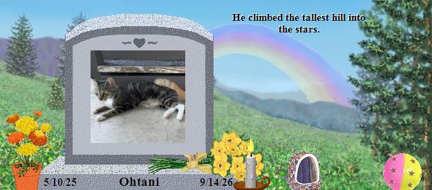 Ohtani's Rainbow Bridge Pet Loss Memorial Residency Image