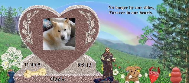 Ozzie's Rainbow Bridge Pet Loss Memorial Residency Image