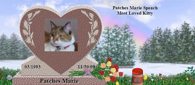 Patches Marie's Rainbow Bridge Pet Loss Memorial Residency Image