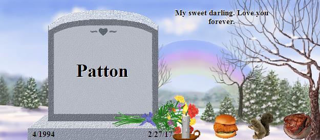 Patton's Rainbow Bridge Pet Loss Memorial Residency Image