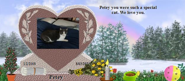 Petey's Rainbow Bridge Pet Loss Memorial Residency Image
