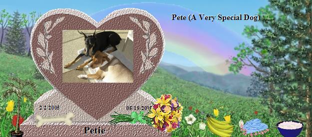 Petie's Rainbow Bridge Pet Loss Memorial Residency Image