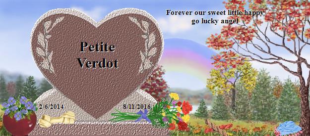 Petite Verdot's Rainbow Bridge Pet Loss Memorial Residency Image