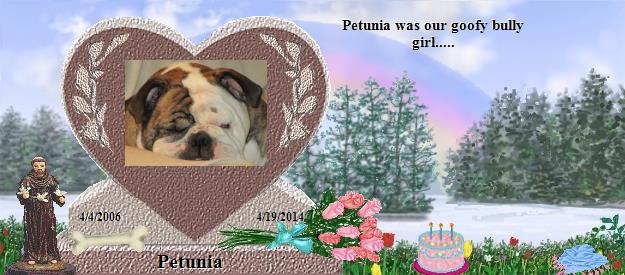 Petunia's Rainbow Bridge Pet Loss Memorial Residency Image