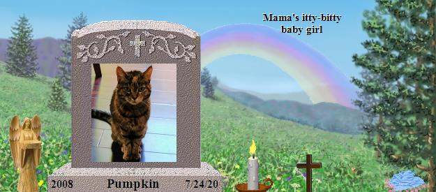 Pumpkin's Rainbow Bridge Pet Loss Memorial Residency Image