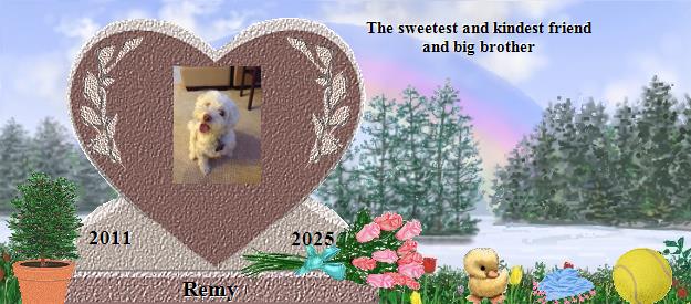 Remy's Rainbow Bridge Pet Loss Memorial Residency Image