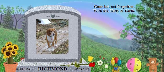 RICHMOND's Rainbow Bridge Pet Loss Memorial Residency Image