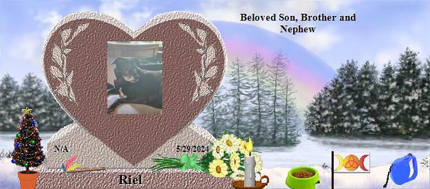 Riel's Rainbow Bridge Pet Loss Memorial Residency Image