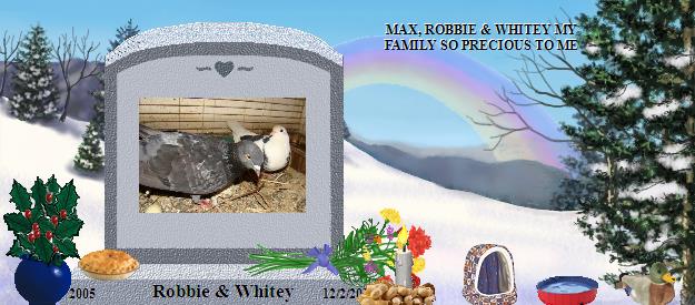 Robbie & Whitey's Rainbow Bridge Pet Loss Memorial Residency Image