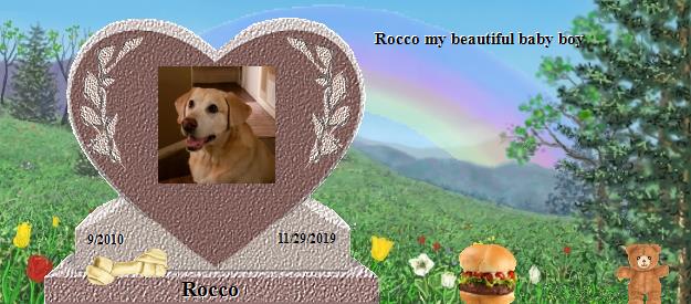 Rocco's Rainbow Bridge Pet Loss Memorial Residency Image