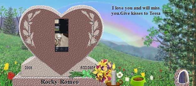 Rocky-Romeo's Rainbow Bridge Pet Loss Memorial Residency Image