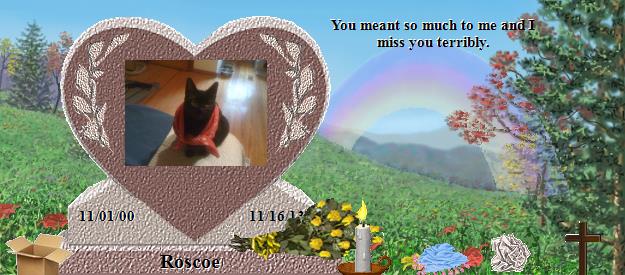 Roscoe's Rainbow Bridge Pet Loss Memorial Residency Image