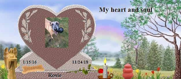 Rosie's Rainbow Bridge Pet Loss Memorial Residency Image