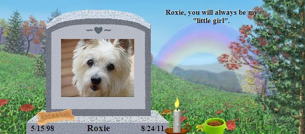 Roxie's Rainbow Bridge Pet Loss Memorial Residency Image