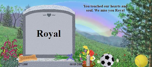 Royal's Rainbow Bridge Pet Loss Memorial Residency Image