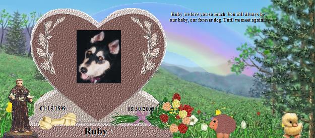 Ruby's Rainbow Bridge Pet Loss Memorial Residency Image