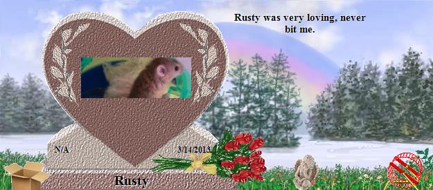 Rusty's Rainbow Bridge Pet Loss Memorial Residency Image