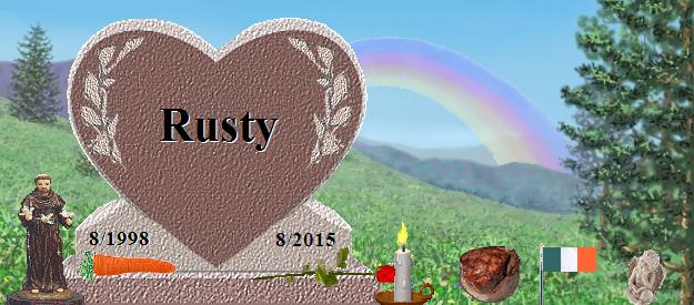Rusty's Rainbow Bridge Pet Loss Memorial Residency Image
