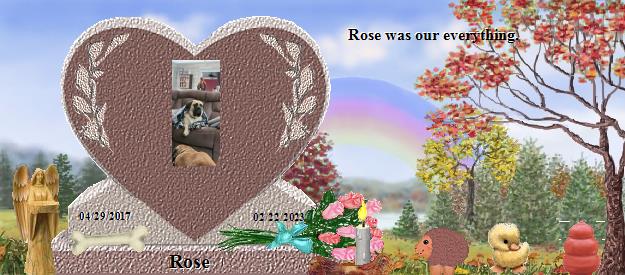 Rose's Rainbow Bridge Pet Loss Memorial Residency Image