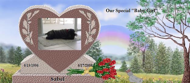 Sabel's Rainbow Bridge Pet Loss Memorial Residency Image