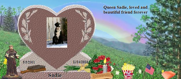 Sadie's Rainbow Bridge Pet Loss Memorial Residency Image