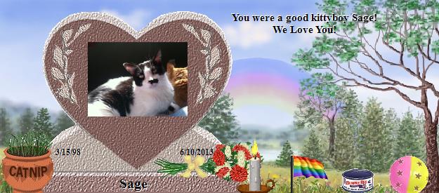 Sage's Rainbow Bridge Pet Loss Memorial Residency Image