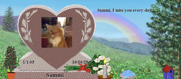 Sammi's Rainbow Bridge Pet Loss Memorial Residency Image