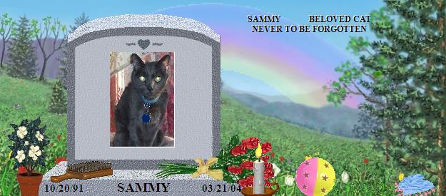 SAMMY's Rainbow Bridge Pet Loss Memorial Residency Image