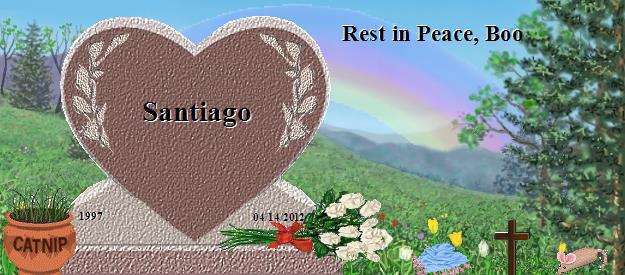 Santiago's Rainbow Bridge Pet Loss Memorial Residency Image
