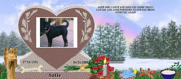 Satie's Rainbow Bridge Pet Loss Memorial Residency Image