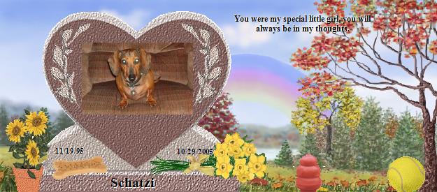 Schatzi's Rainbow Bridge Pet Loss Memorial Residency Image