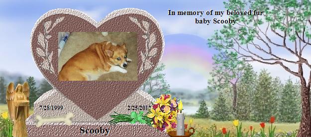 Scooby's Rainbow Bridge Pet Loss Memorial Residency Image