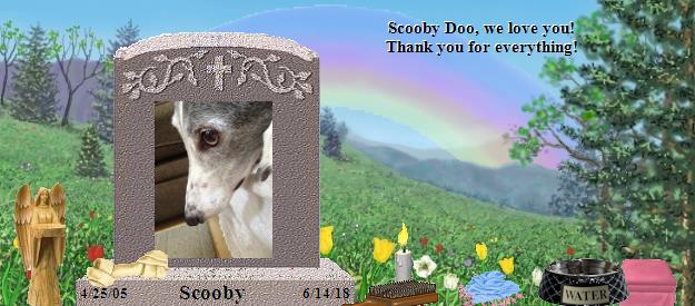 Scooby's Rainbow Bridge Pet Loss Memorial Residency Image