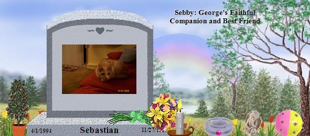 Sebastian's Rainbow Bridge Pet Loss Memorial Residency Image
