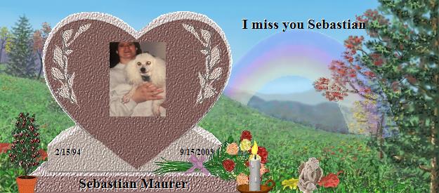 Sebastian Maurer's Rainbow Bridge Pet Loss Memorial Residency Image