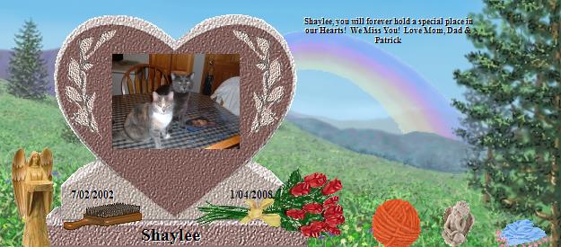Shaylee's Rainbow Bridge Pet Loss Memorial Residency Image