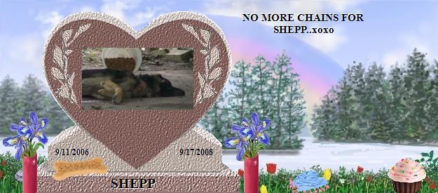 SHEPP's Rainbow Bridge Pet Loss Memorial Residency Image
