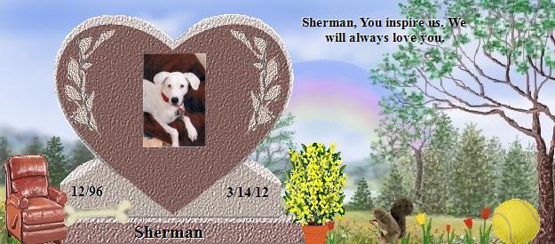 Sherman's Rainbow Bridge Pet Loss Memorial Residency Image