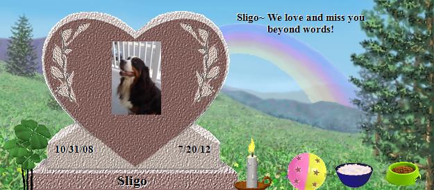 Sligo's Rainbow Bridge Pet Loss Memorial Residency Image