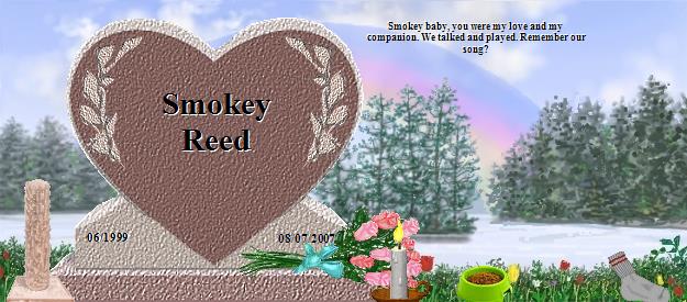 Smokey Reed's Rainbow Bridge Pet Loss Memorial Residency Image